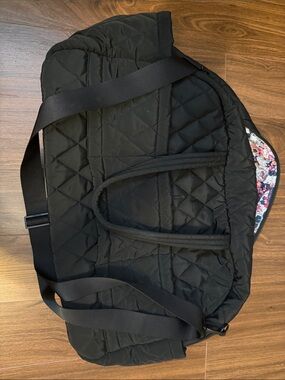 Vera Bradley Quilted Black Tote/Bag- extra large